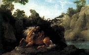 George Stubbs, Lion Devouring a Horse